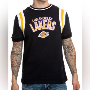 FISLL Black Los Angeles Lakers NBA Team T-Shirt Size Large Unisex
